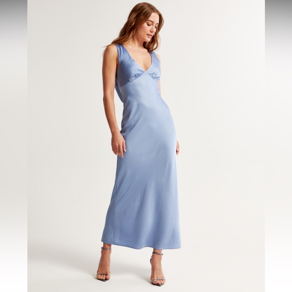 A&F Plunge Cowl Back Midi Dress